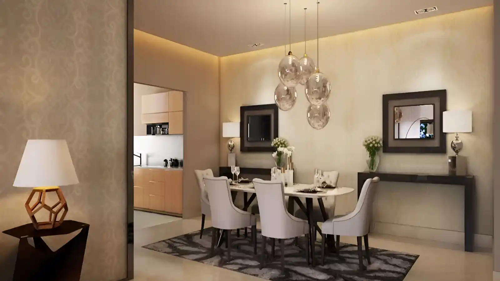 CNTC The Presidential Tower Apartments-In-Rajajinagar-Bangalore-Dinning-Room